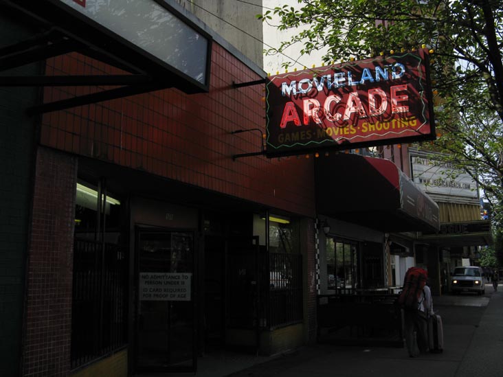 Movieland Arcade, 906 Granville Street, Vancouver, BC, Canada