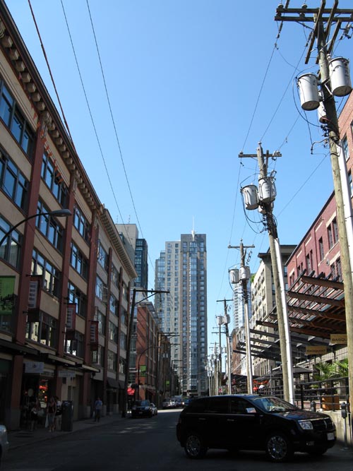 Hamilton Street Between Davie and Helmcken Streets, Looking South, Yaletown, Vancouver, BC, Canada