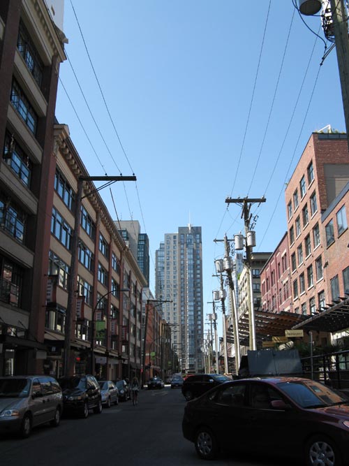Hamilton Street Between Davie and Helmcken Streets, Looking South, Yaletown, Vancouver, BC, Canada