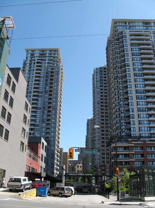 Homer Street Looking North From Nelson Street, Yaletown, Vancouver, BC, Canada