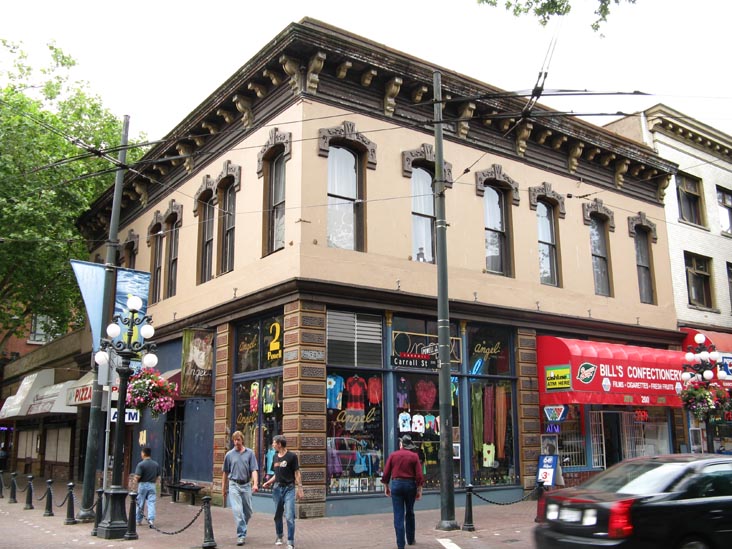 Carrall Street and Powell Street, SE Corner, Gastown, Downtown Eastside, Vancouver, BC, Canada