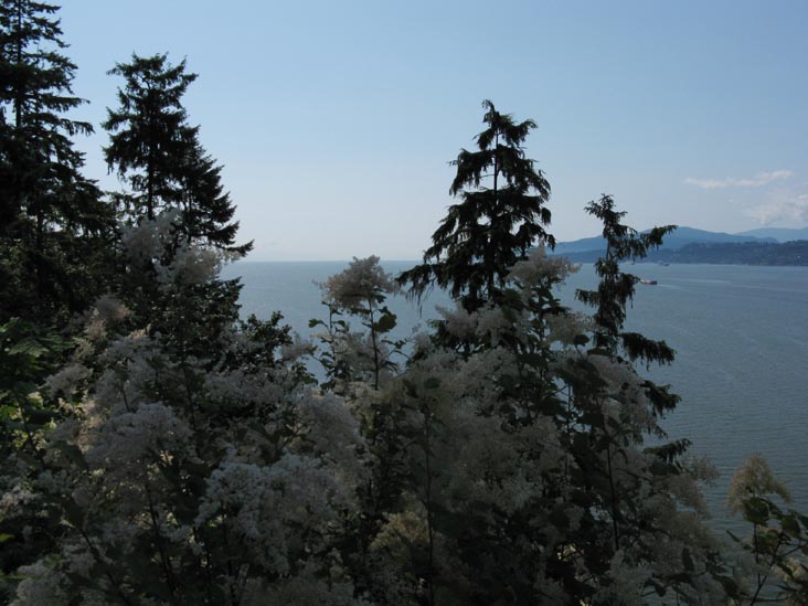 Burrard Inlet From Prospect Point Lookout, Stanley Park, Vancouver, BC, Canada