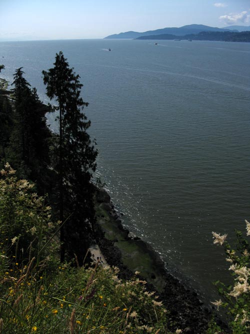 Burrard Inlet From Prospect Point Lookout, Stanley Park, Vancouver, BC, Canada