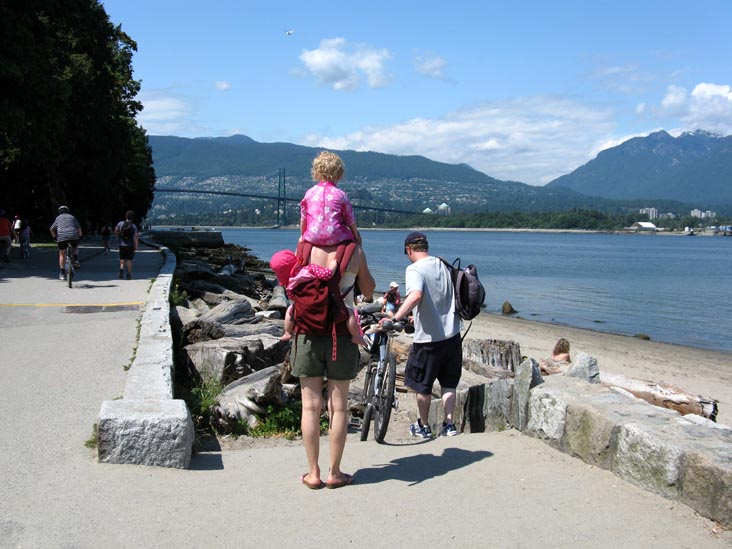 Beach, Seawall Walk, Stanley Park, Vancouver, BC, Canada
