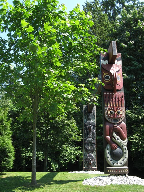 Totem Poles, Stanley Park, Vancouver, BC, Canada