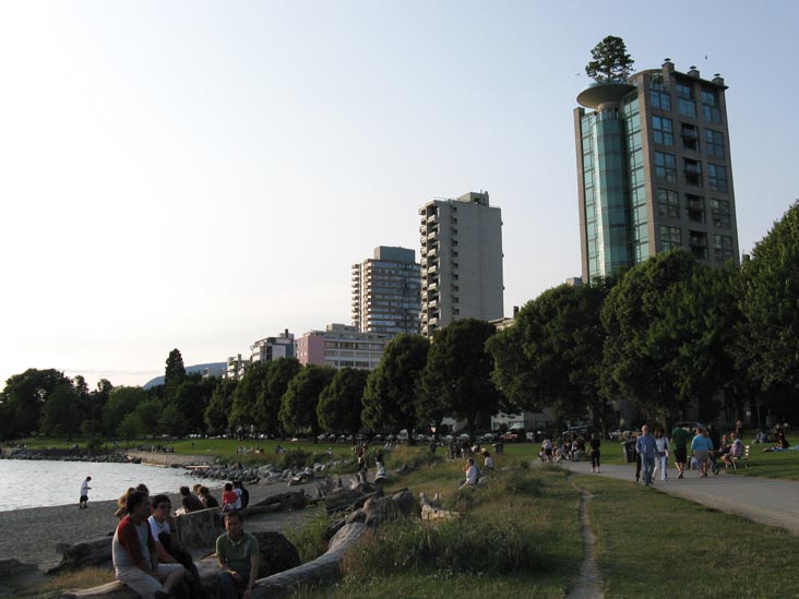 English Bay Beach, West End, Vancouver, BC, Canada