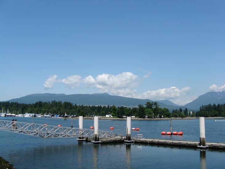 View Towards Coal Harbour From Harbour Green Park, West End, Vancouver, BC, Canada
