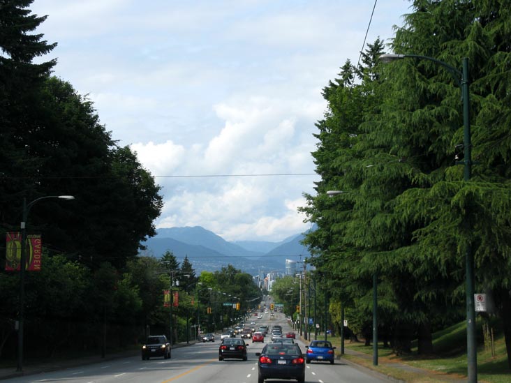 Looking North From Oak Street Near 33rd Avenue, West Side, Vancouver, BC, Canada