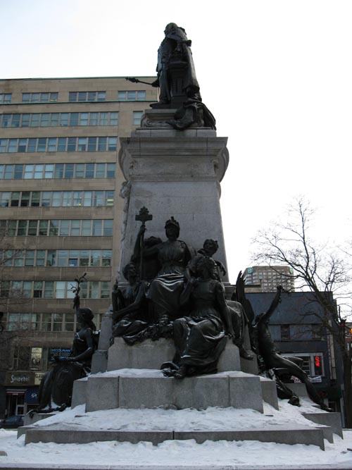 King Edward VII Monument, Phillips Square, Montréal, Québec, Canada