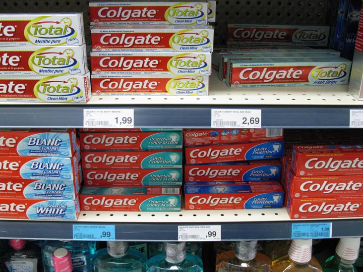Toothpaste, Provigo Préfontaine, 2925, Rue, Sherbrooke Est, Montréal, Québec, Canada