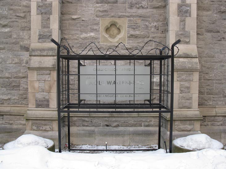 Raoul Wallenberg Memorial, Wallenberg Square, Montréal, Québec, Canada