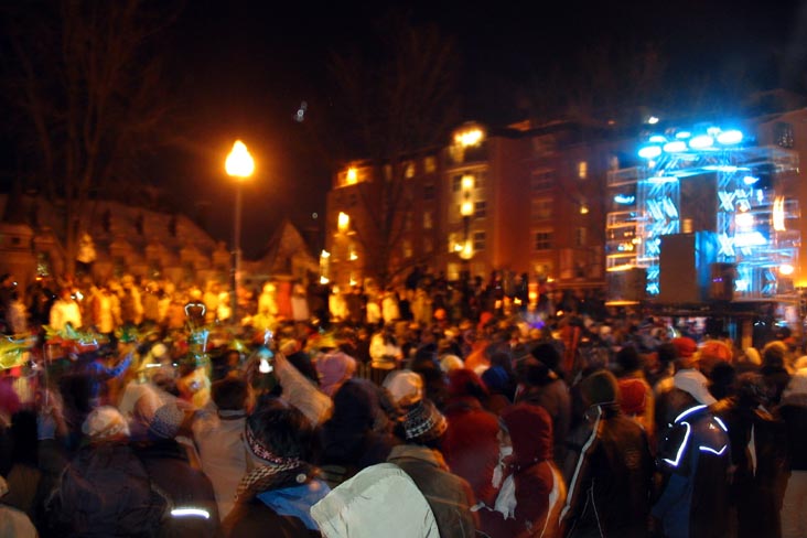 Night Parade, Grande Allée, Carnaval de Québec (Quebec Winter Carnival), Québec City, Canada, February 16, 2008, 9:15 p.m.
