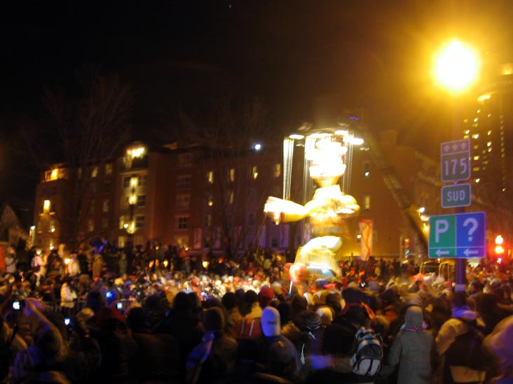 Night Parade, Grande Allée, Carnaval de Québec (Quebec Winter Carnival), Québec City, Canada, February 16, 2008, 9:21 p.m.