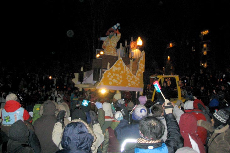 Night Parade, Grande Allée, Carnaval de Québec (Quebec Winter Carnival), Québec City, Canada, February 16, 2008, 9:25 p.m.