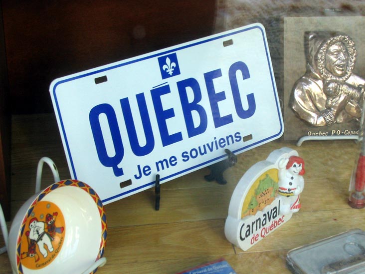Souvenirs, Rue de Buade, Québec City, Canada