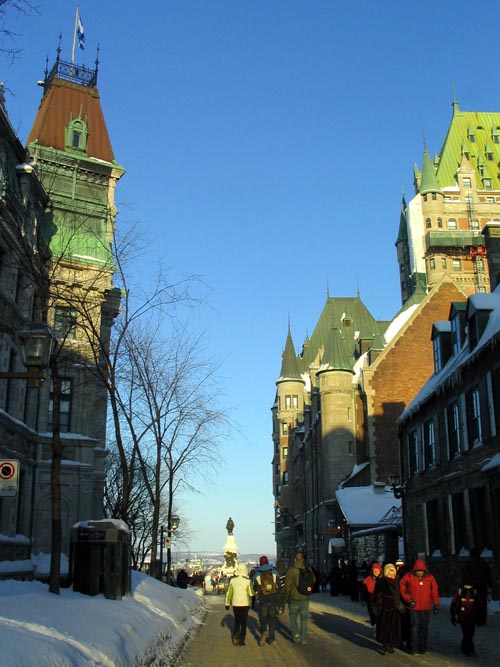 Place d'Armes From Rue Saint-Louis, Québec City, Canada