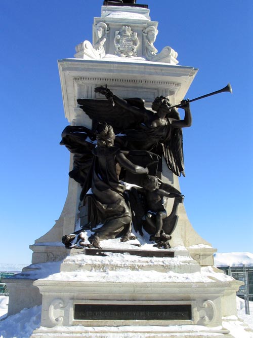Samuel de Champlain Statue, Place d'Armes, Québec City, Canada