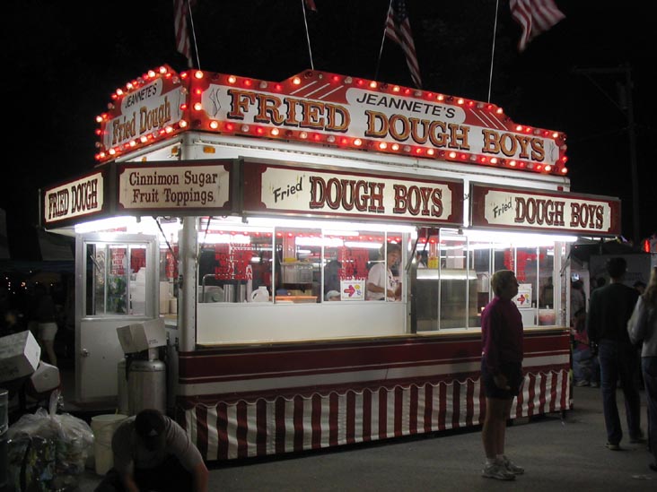 Jeannete's Fried Dough Boys, Cobleskill Fair, Cobleskill Fairgrounds, Cobleskill, New York