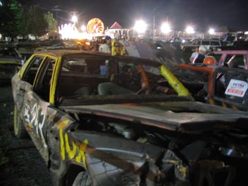 Demolition Derby Car, Cobleskill Fair, Cobleskill, New York