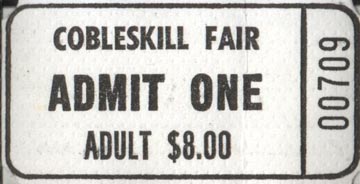 Cobleskill Fair Ticket