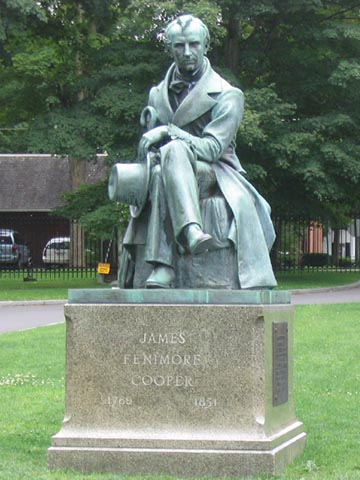 James Fenimore Cooper Statue, Cooperstown, New York
