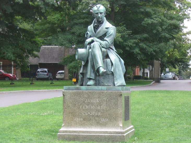 James Fenimore Cooper Statue, Cooperstown, New York