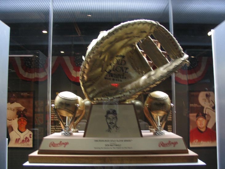 Don Mattingly's Gold Glove Trophy, National Baseball Hall of Fame and Museum, 25 Main Street, Cooperstown, New York