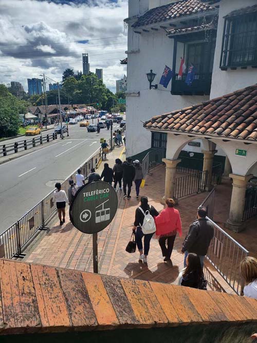 Teleférico and Funicular Station Below Monserrate, Bogotá, Colombia, July 20, 2022