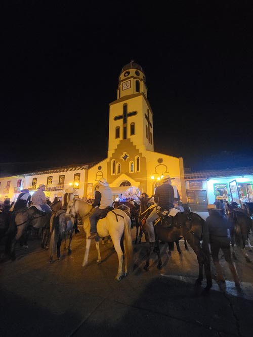 Iglesia Nuestra Señora del Carmen/Church of Our Lady of Carmen, Plaza de Bolívar, Salento, Colombia, July 15, 2022