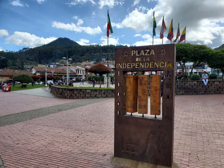 Plaza de la Independencia, Zipaquirá, Colombia, July 3, 2022