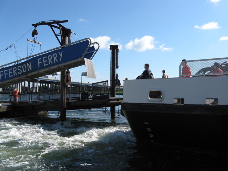 Arriving Ferry, Bridgeport & Port Jefferson Ferry Dock, Bridgeport, Connecticut