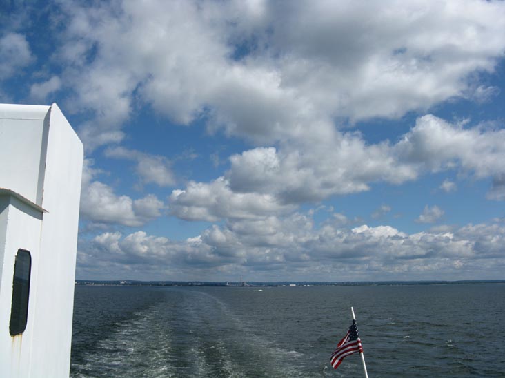 Connecticut Coastline, Long Island Sound From Bridgeport & Port Jefferson Ferry