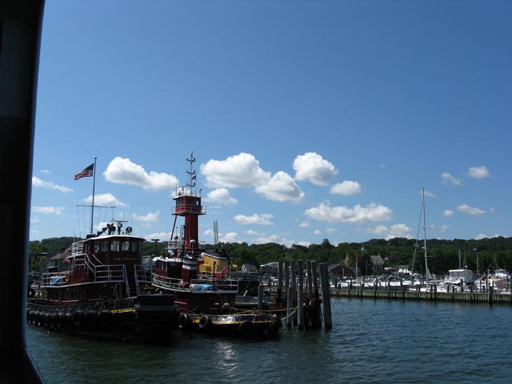 Port Jefferson Harbor From Bridgeport & Port Jefferson Ferry, Port Jefferson, New York