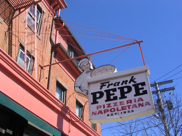 Frank Pepe's, 157 Wooster Street, New Haven, Connecticut