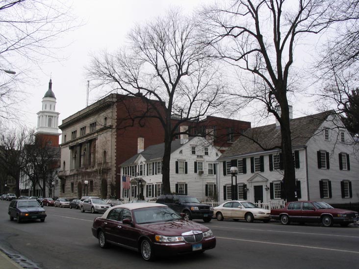 Elm Street Between Church Street and Temple Street, New Haven, Connecticut
