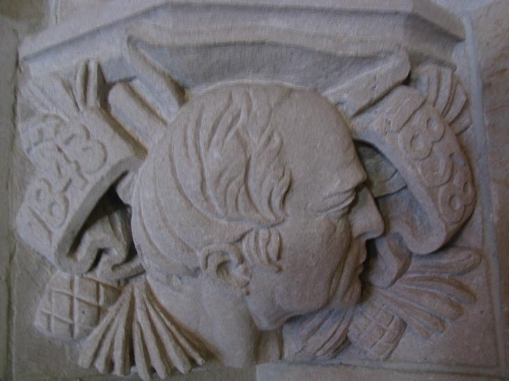Edward C. Herrick Relief Figure, Sterling Memorial Library, Yale University, New Haven, Connecticut
