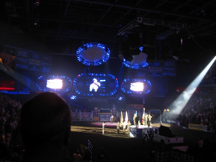 National Anthem, Professonial Bull Riding Built Ford Tough Series, Mohegan Sun Arena, Mohegan Sun, Uncasville, Connecticut, October 18, 2008