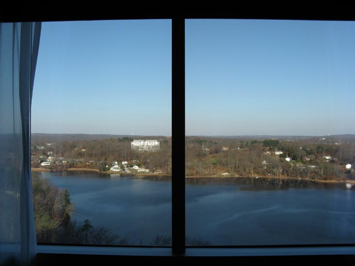 View Of Thames River From Room 2009, Mohegan Sun, Uncasville, Connecticut, November 22, 2009