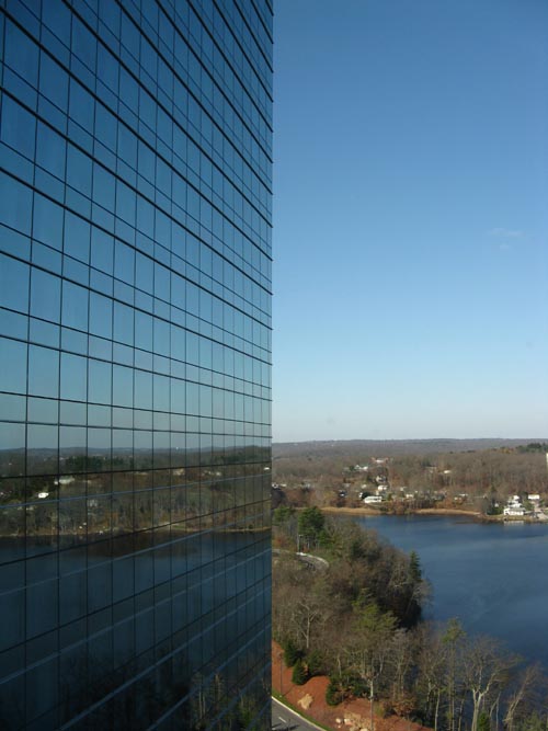 View Of Thames River From 20th Floor, Mohegan Sun, Uncasville, Connecticut, November 22, 2009