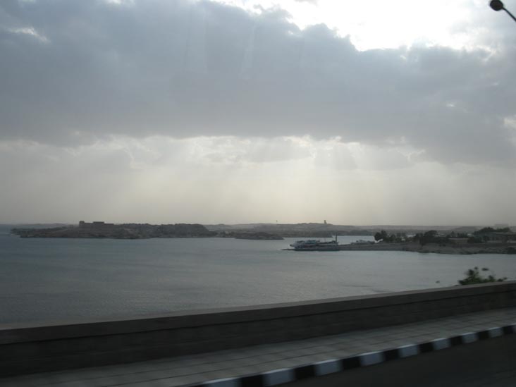 View Upstream From Aswan High Dam, Aswan, Egypt