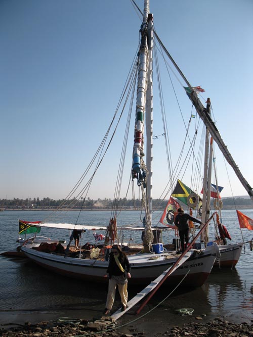 Felucca Boat, Nile River, Aswan, Egypt
