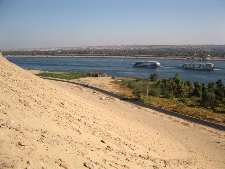 Nile River From Hill Near Nubian Village, Aswan, Egypt