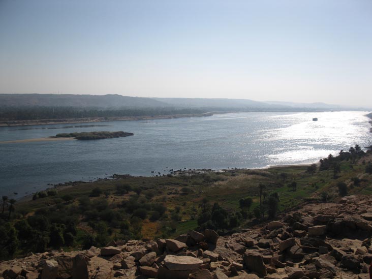 Nile River From Hill Near Nubian Village, Aswan, Egypt