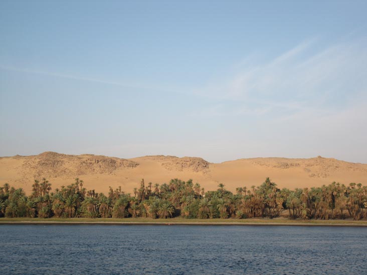Riverbank After Felucca Cruise, Nile River, Aswan, Egypt