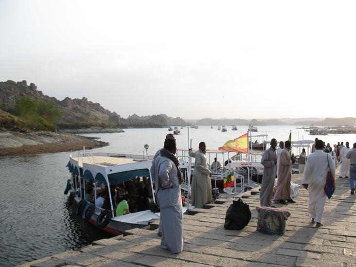 Boat Dock Area For Philae Temple, Aswan, Egypt