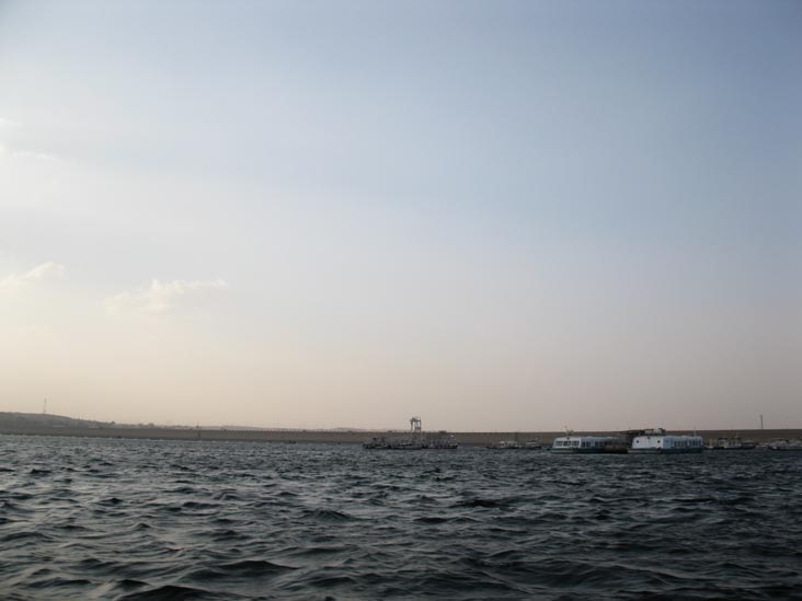 Aswan Low Dam From Boat To Philae Temple, Aswan, Egypt