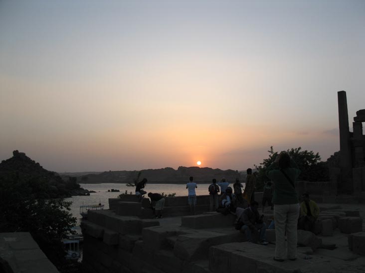 Sunset From Philae Temple, Aswan, Egypt