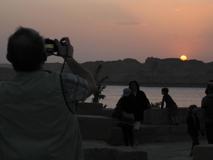Sunset From Philae Temple, Aswan, Egypt