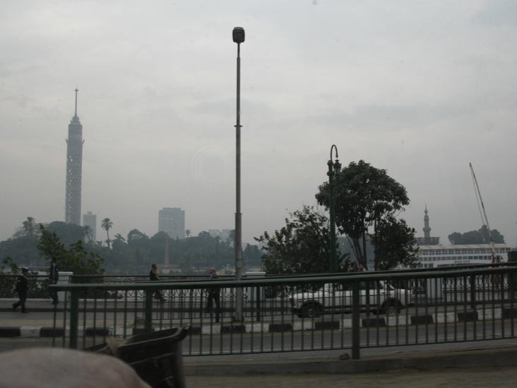 Cairo Tower From 6th October Bridge, Cairo, Egypt
