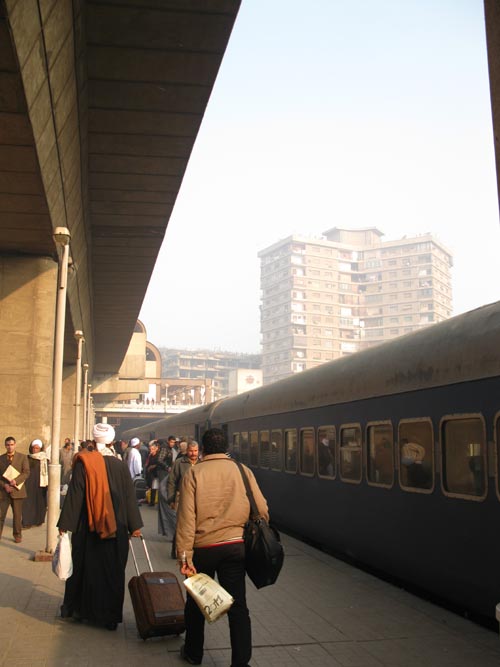Egyptian National Railways Train No. 997 From Luxor To Cairo, El-Giza Station, Cairo, Egypt, January 4, 2011